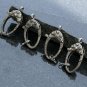 Pave Diamond Oval Shape Designer Lock Clasp Handmade Findings Jewelry Claw Clasp