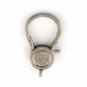 1Pc Antique Pave Diamond Lobster Lock Clasp Sterling Silver 38x21mm Diamond Lock