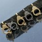 925 Silver Lobster Clasp Lock Findings Jewelry Double Sided Diamond Claw Clasp.