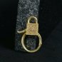 Diamond Silver Lock Clasp 925 Silver Pave Diamond Jewelry Double Sided Clasp N7.