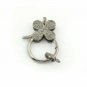 Pave Diamond Lobster Clasp 925 Silver Lobster Claw Clasp Findings Clasp Lock E9.