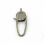 Pave Diamond Lobster Clasp 925 Silver Lobster Claw Clasp Findings Clasp Lock OL7