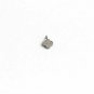 Pave Diamond Clover Charm Pendant 925 Silver Jewelry Charm Finding Supplies TU8.