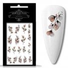 INKVICTUS Flower nail decals / sliders 5070 glitter