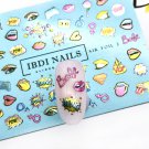 IBDI Rock nail decals, Manicure and pedicure sliders, Nail decal and slider