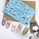 IBDI Words nail decals, Manicure and pedicure sliders, Nail decal / slider