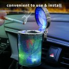 Car LED Light Up Ashtray Smokeless Ash Cigarette Cylinder Holder Cup  Colorful