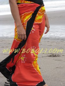 sarong batik handpainting
