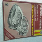 Acura Integra and Legend 1986-1989 , 1986-1990 Haynes repair manual 12020