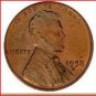 1958 wheat penny, circulated