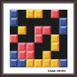 Block puzzle Pop Art cross stitch pattern easy embroidery design