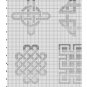 Celtic cross stitch ornaments easy embroidery sampler pattern