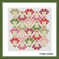 Easy floral ornament flower cross stitch embroidery pattern