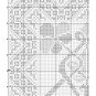 Cute vintage beige flower cross stitch easy ornament embroidery pattern