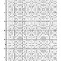Easy beige vintage ornament cross stitch pattern
