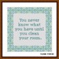 You never know funny sarcastic embroidery cross stitch pattern