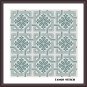 Gray Celtic vintage ornaments easy cross stitch embroidery pattern