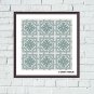 Gray Celtic vintage ornaments easy cross stitch embroidery pattern