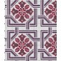 Violet modern Celtic ornaments easy cross stitch pattern