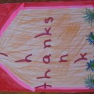 Kids Thanks Handmade Card