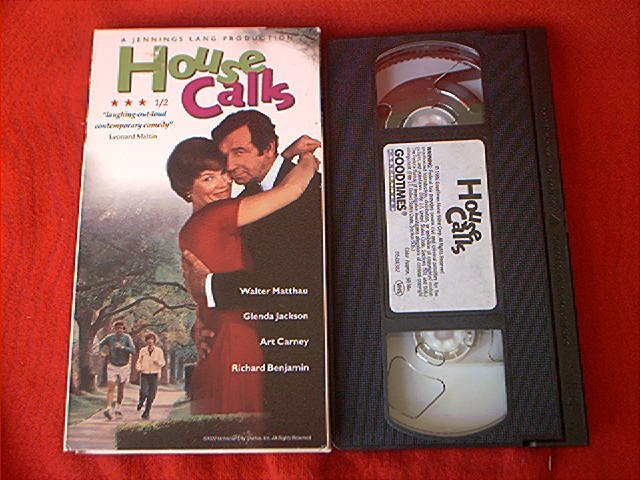 House Calls~vhs~walter Matthau, Glenda Jackson, Art Carney~1978