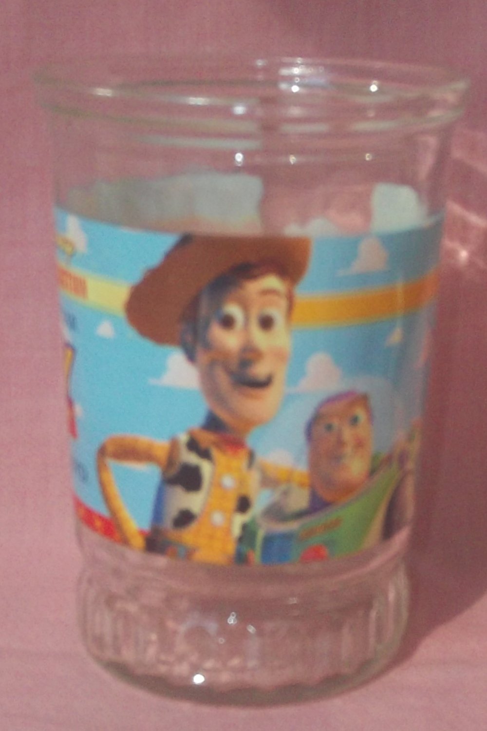 BAMA JAM JELLY COLLECTOR GLASS TOY STORY 1DISNEY