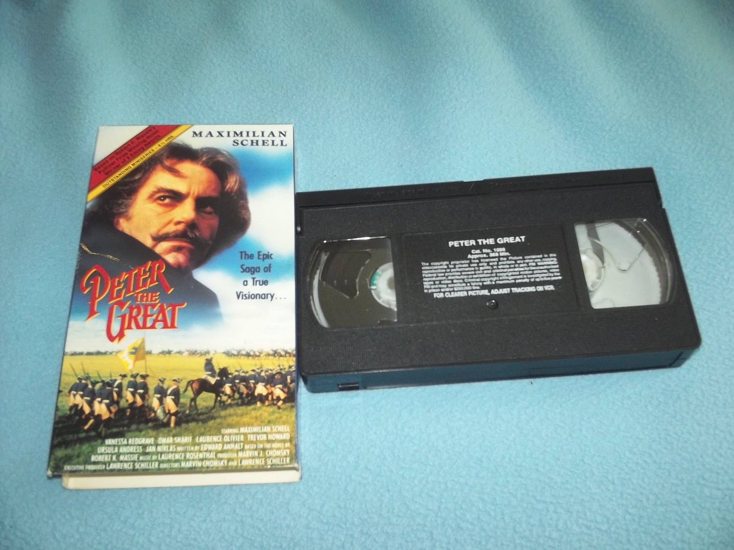 PETER THE GREAT~VHS~MAXIMILIAN SCHELL, VANESSA REDGRAVE~1986 MINI SERIES