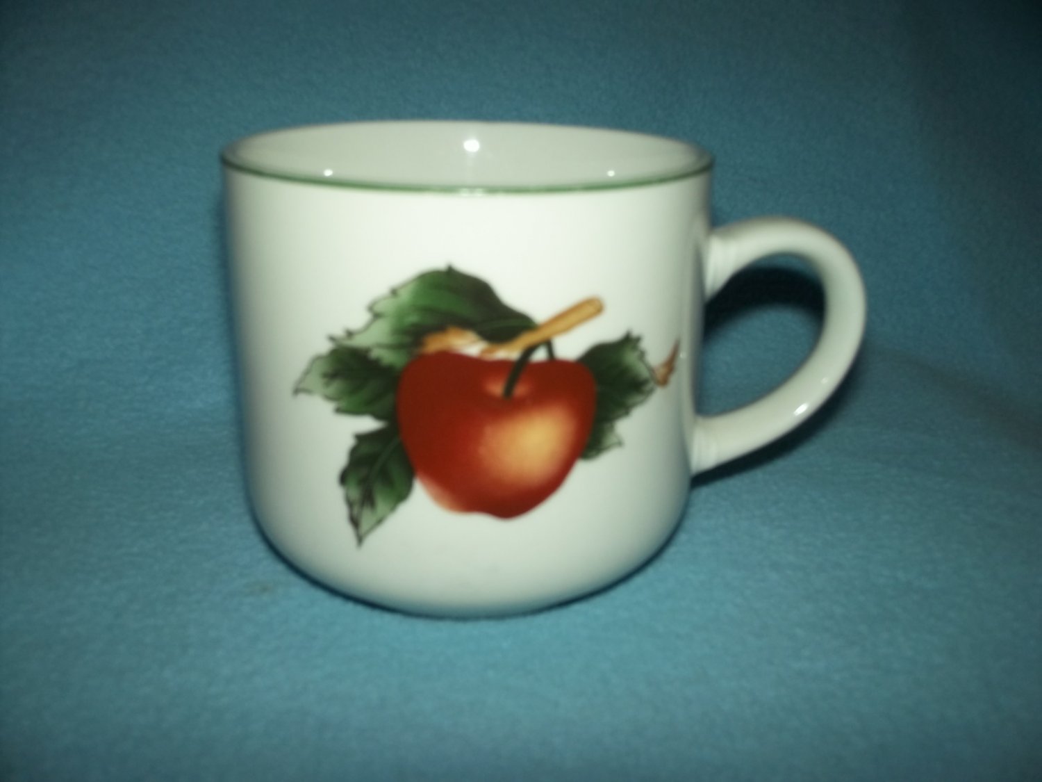 CADES COVE COLLECTION APPLE CUP MUG~MICROWAVE OVEN/DISHWASHER SAFE