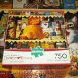 Charles Wysocki 750 Pc Jigsaw Puzzle~ethel The Gourmet~complete~cat 