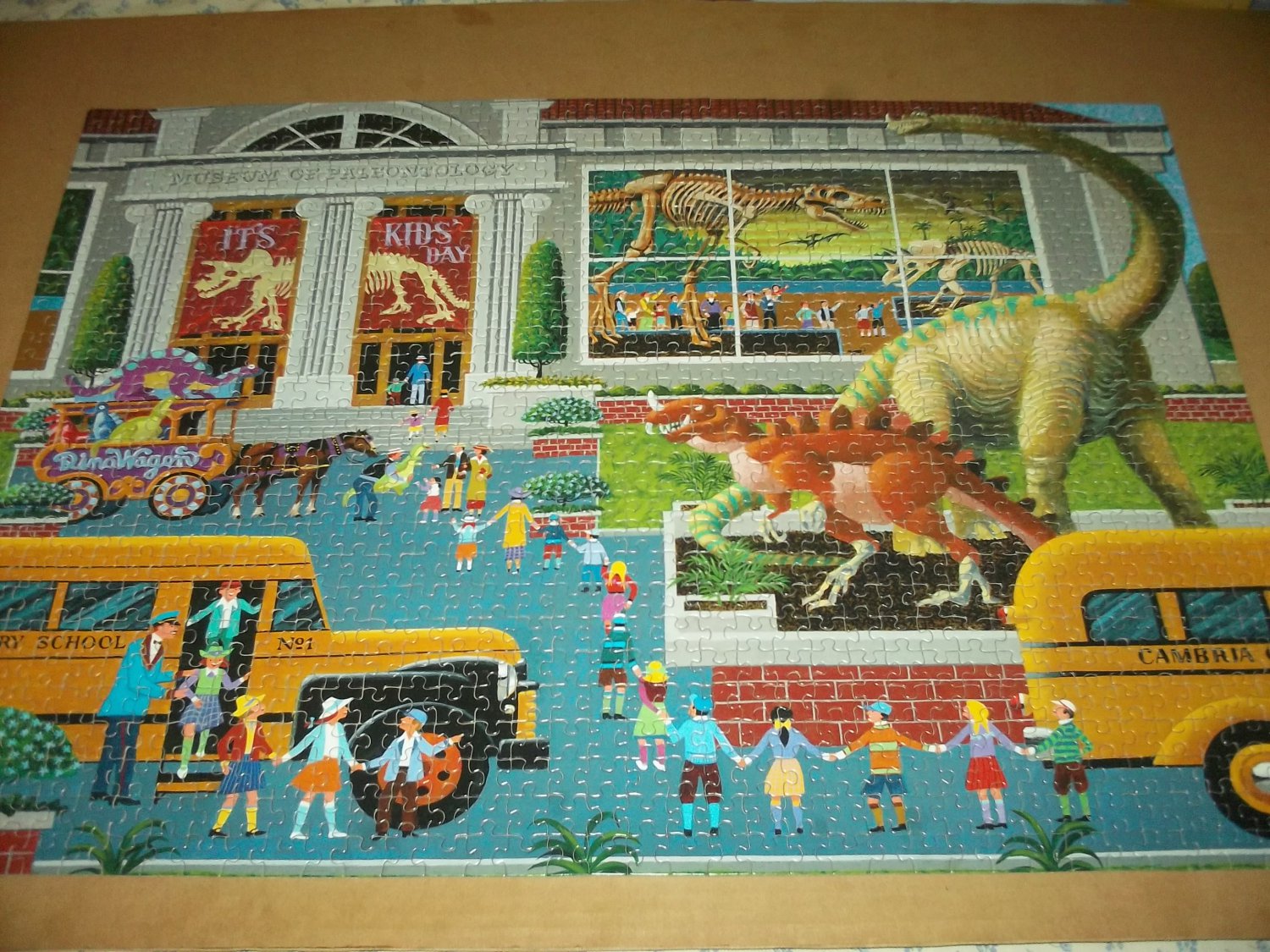 MEGA HOMETOWN COLLECTION JIGSAW PUZZLEHERONIM WYSOCKI Dinosaur Museum