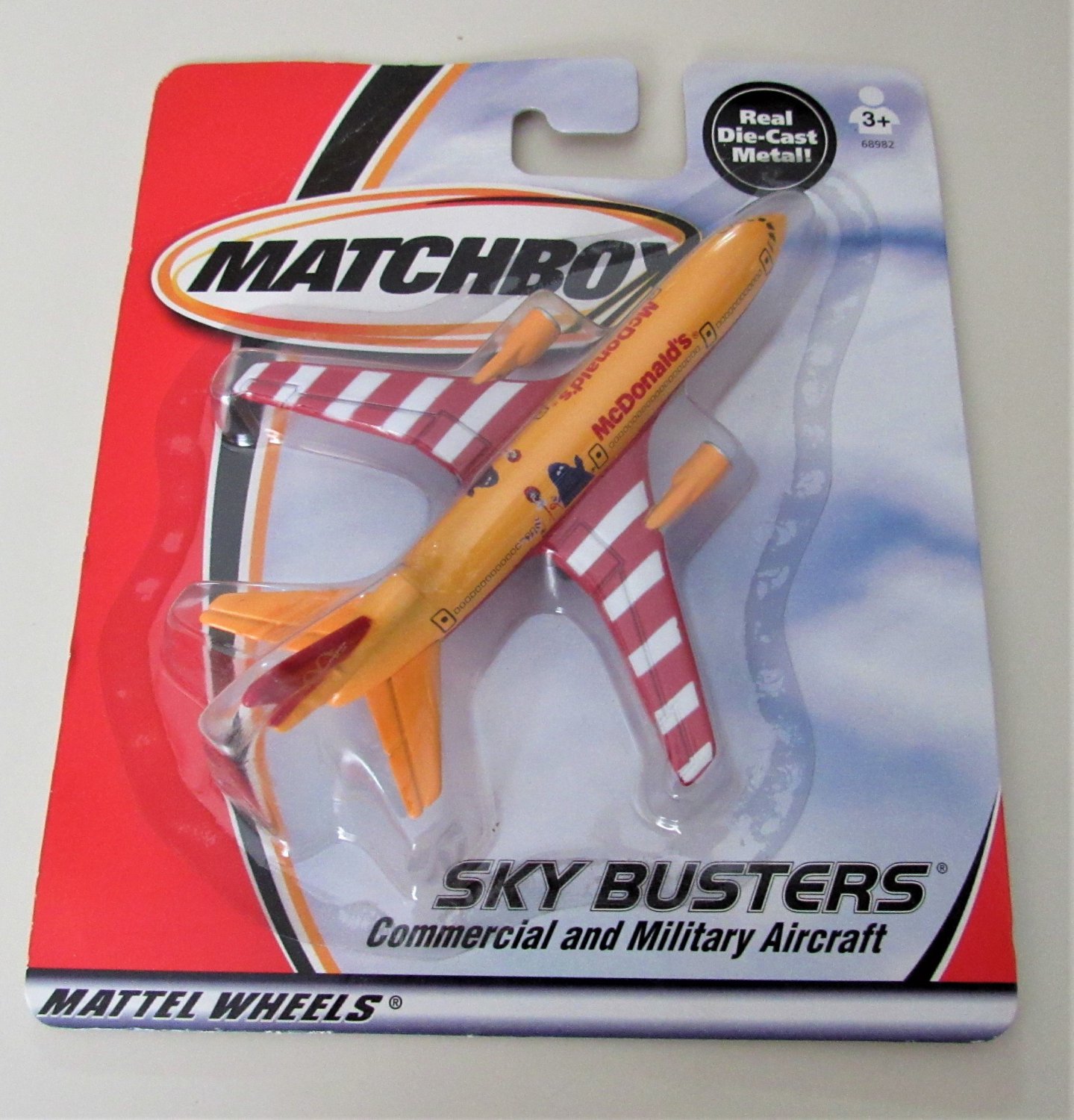 MATCHBOX MCDONALD'S SKY BUSTERS MATTEL Toy Airplane Die Cast Metal MINT