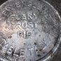 Vintage NEW ENGLAND FLAKY CRUST TABLE TALK Pie Tin Plate Pan Bakeware Advertising Country Farmhouse