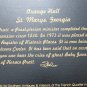SHEILA'S COLLECTIBLE HOUSES Orange Hall St. Marys, Georgia  2001 ANTEBELLUM HOME