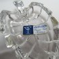 CRYSTAL CLEAR INDUSTRIES 24% LEAD CRYSTAL Leaf Trinket Dish YUGOSLAVIA
