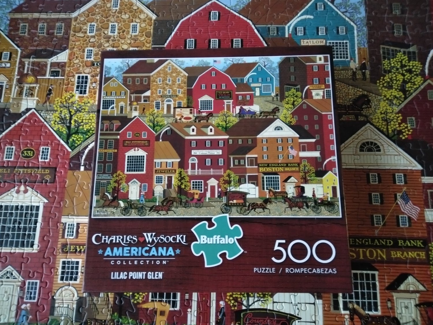 Lilac Point Glen Charles Wysocki Buffalo Games Puzzle 500pc for sale online 