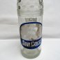 Vintage SUN CREST COLA Glass BOTTLE 10 oz. Soda Blue White Pyro REFRESHES YOU BEST