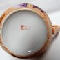 Vintage LUSTER WARE PITCHER Made in Japan red mark Purple White Flowers LUSTREWARE