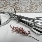 Vintage EGG BEATER EKCO Metal with Plastic Black handle Made in USA Country Farmhouse