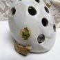 Vintage VANDOR SNAIL Candle Holder WHITE Natural 1969 MOD Decor