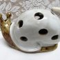 Vintage VANDOR SNAIL Candle Holder WHITE Natural 1969 MOD Decor