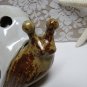 Vintage VANDOR SNAIL Candle Holder WHITE Natural 1969 MOD Decor