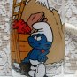 Vintage THE SMURFS Cartoon Promo Glass HEFTY SMURF Peyo 1982 Wallace Berrie