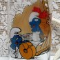 Vintage THE SMURFS Cartoon Promo Glass HEFTY SMURF Peyo 1982 Wallace Berrie