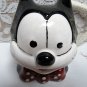 Vintage FELIX THE CAT Piggy BANK Ceramic Piggie Bank Made in Taiwan Cartoon Cat Bow Tie