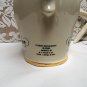 Vintage OLD SMUGGLER WHISKY Pitcher Advertising Blended Scotch 22kt Gold Trim 1975 USA McCoy?