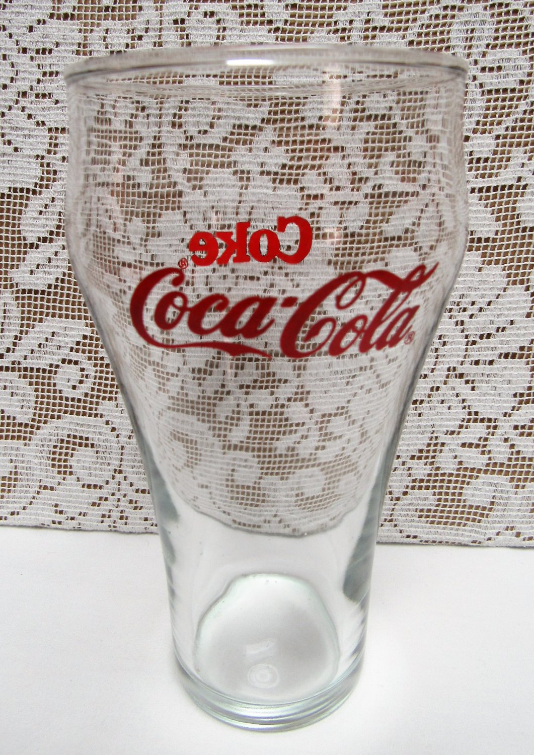 Coca-cola Glass Set, Vintage 16 Oz Soda Fountain Drinking Glasses