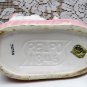 Sweet Vintage BABY SHOE PLANTER Relpo Porcelain Made in Japan 1960s Blue Pink