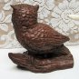 Vintage RED MILL Manufacturing Regal OWL ON LOG Figurine Made in USA