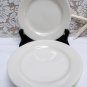Vintage BUFFALO CHINA Bread Plates Set of 4 White Restaurant Mid Century