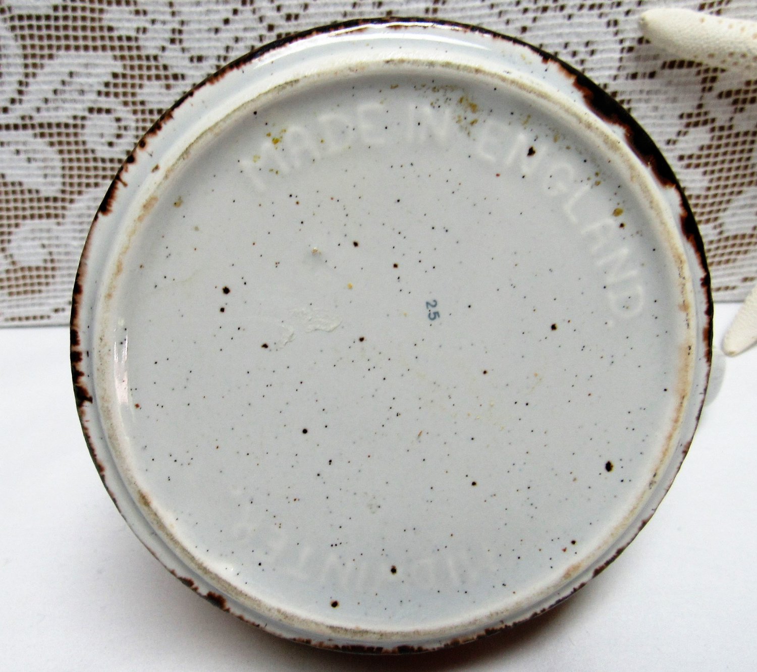 Vintage MIDWINTER Pottery Pitcher Creamer Nasturtium 1970s Flower Power